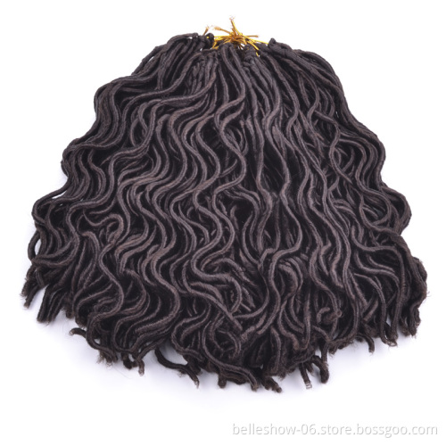 Wholesale  Faux Locst Ombre Colors Dreadlocks Braid Synthetic Long Style Braid Hair extensions weaves  12'' 24roots